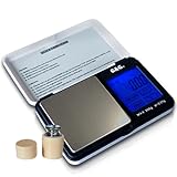 G&G TSWB 200g/0,01g Taschenwaage Feinwaage mit 100g M1...