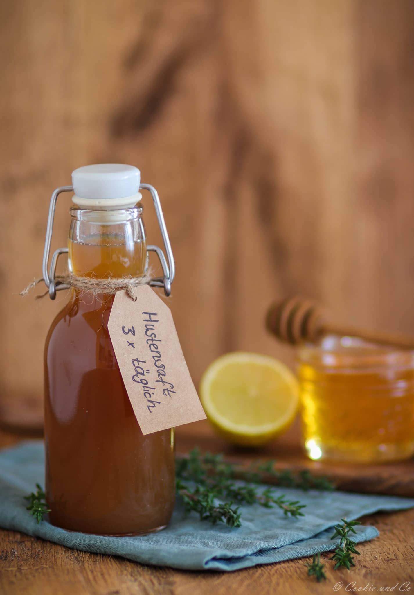 Hustensaft mit Thymian