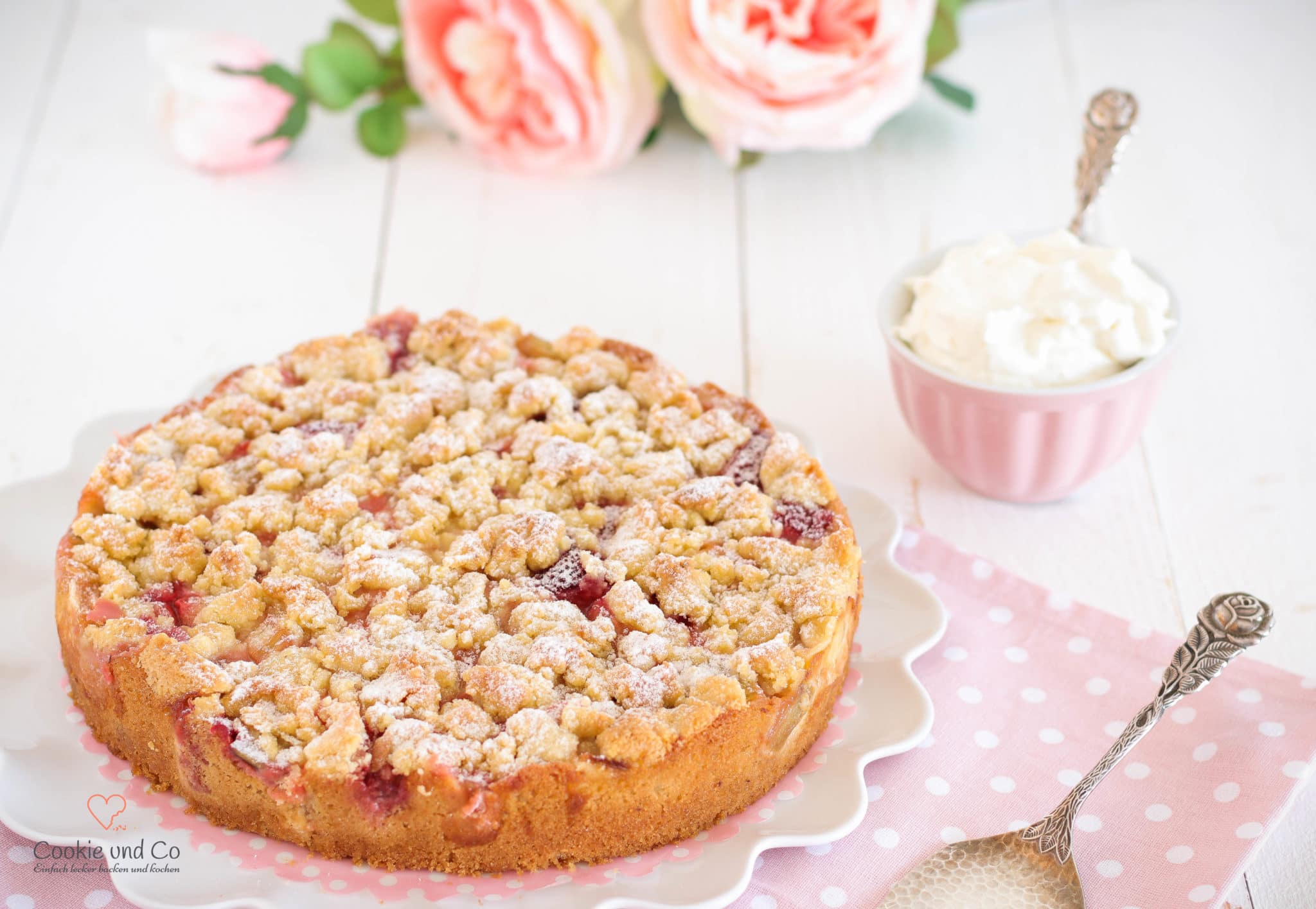 Rhabarber-Streuselkuchen