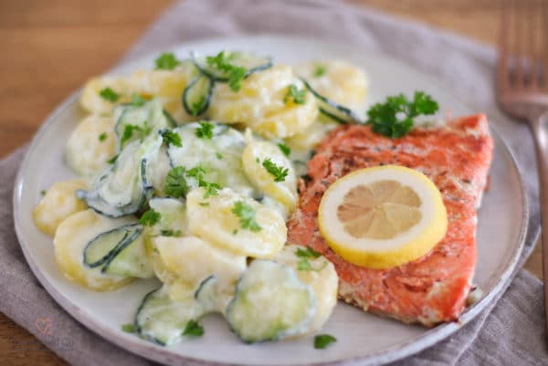 Kartoffelsalat mit Gurke
