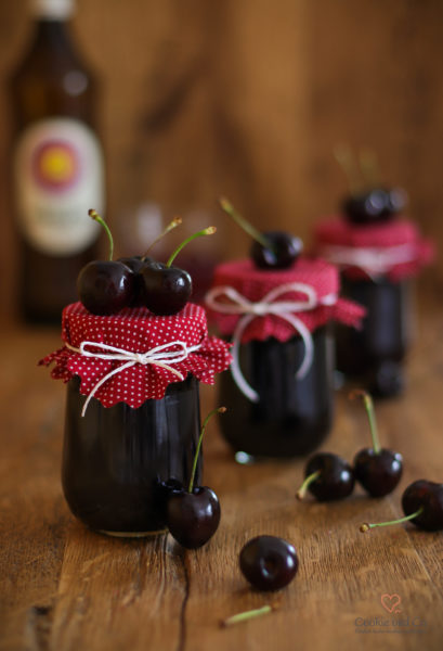 Kirsch-Kombucha-Konfitüre