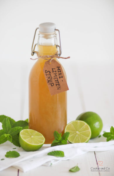 Minz-Limetten-Sirup