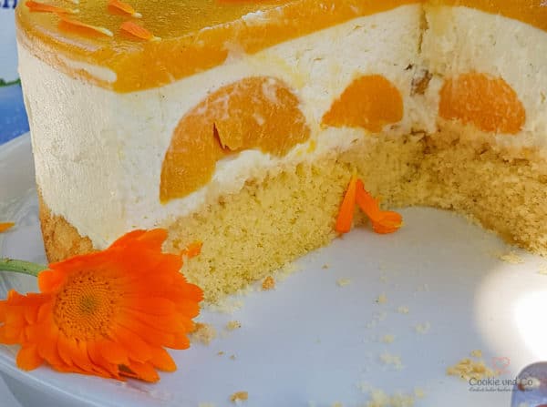 Pfirsich-Maracuja-Torte