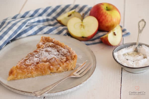 Apfelmus-Crumble-Tarte