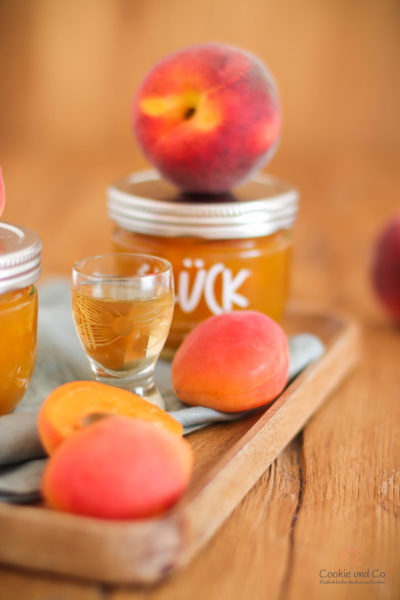 Pfirsich-Aprikosen-Konfitüre