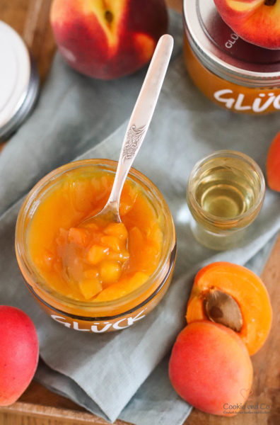 Pfirsich-Aprikosen-Konfitüre