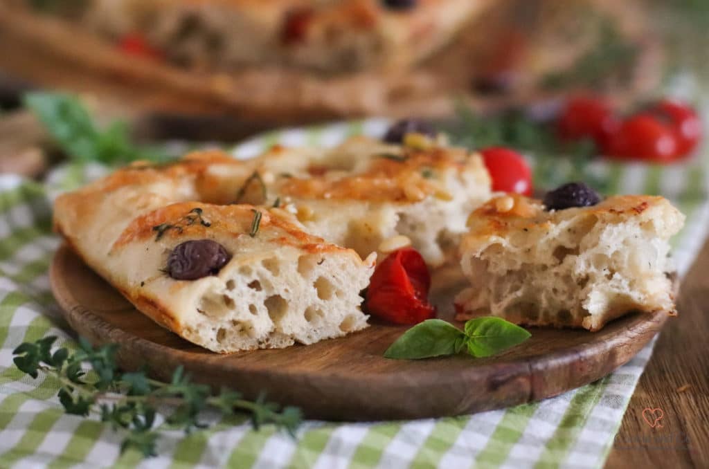 Focaccia mit Lievito Madre