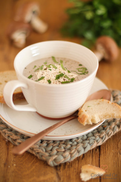 Champignon-Rahmsuppe