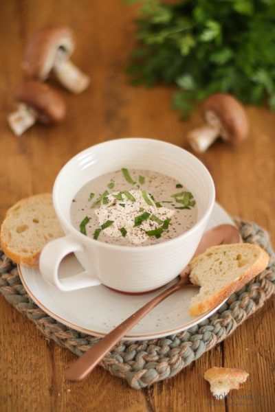 Champignon-Rahmsuppe