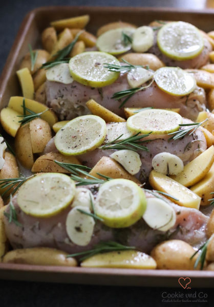 Zitronen-Huhn mit Honig