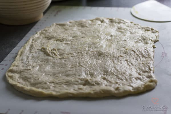 Teig für ein mediterranes No Knead Bread