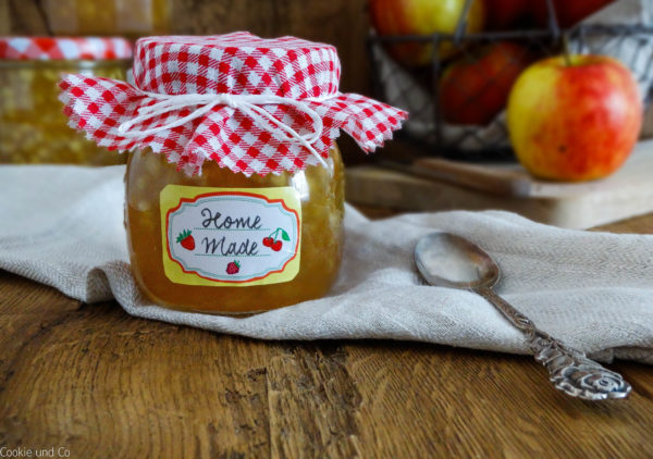 Beschwipste Apfelkonfitüre