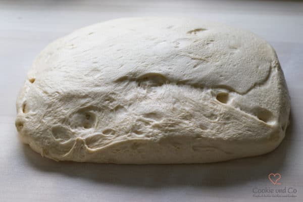 Teig für Laugen Brioche Burger Buns
