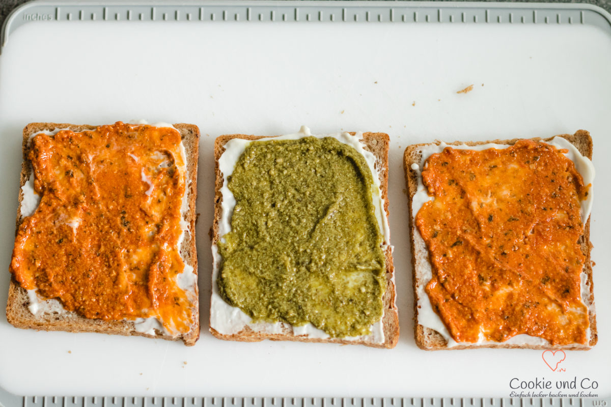 Avocado-Bacon Sandwich mit zweierlei Pesto GRAEF SlicedKitchen