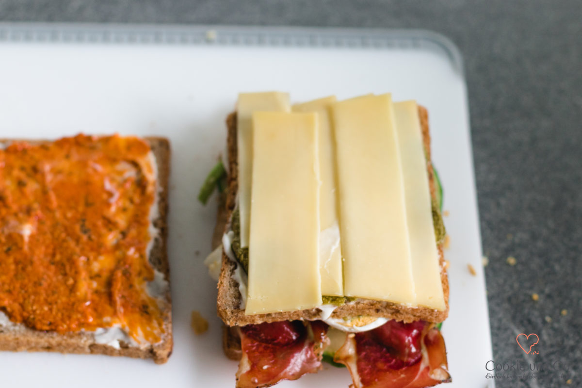 Avocado-Bacon Sandwich mit zweierlei Pesto GRAEF SlicedKitchen