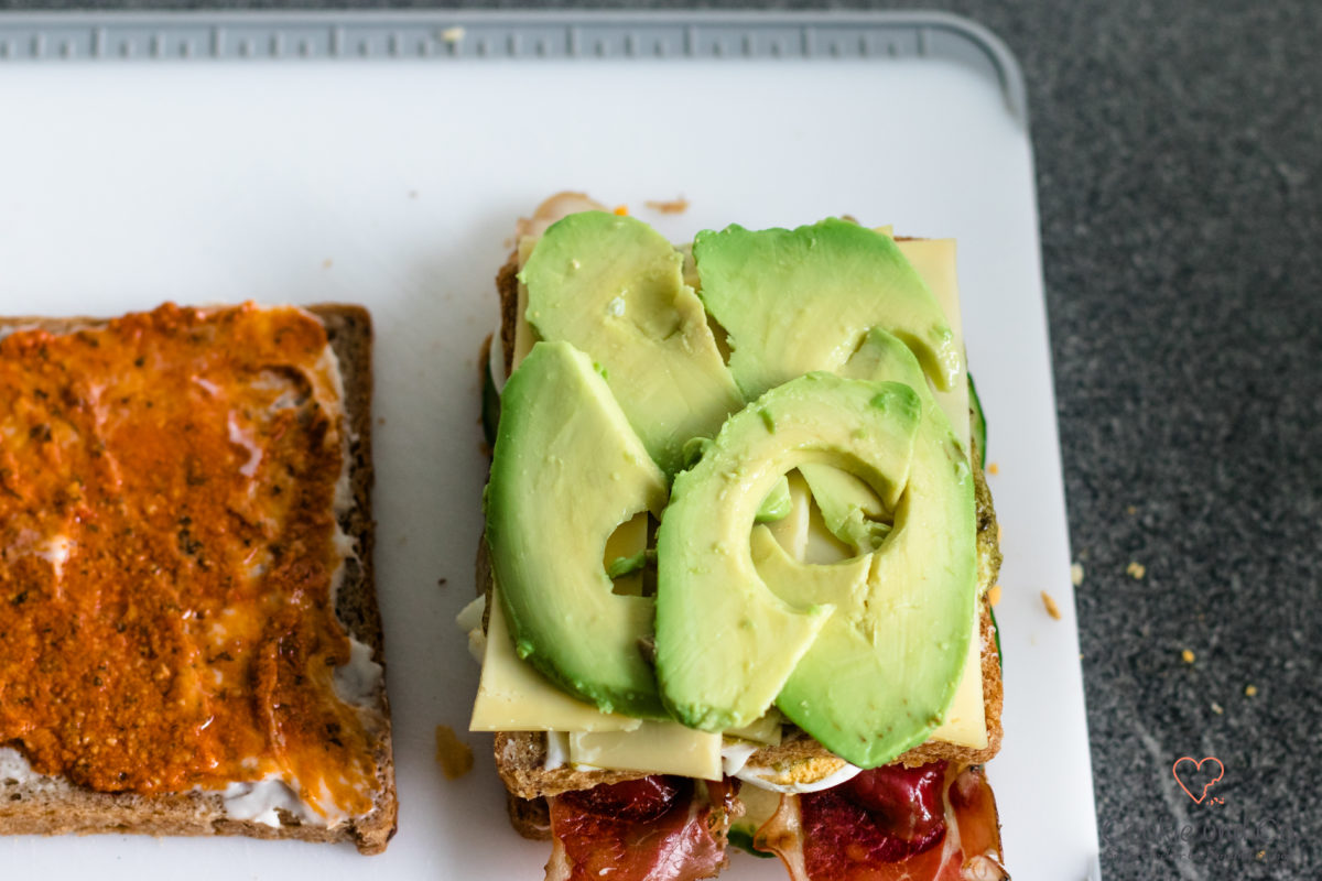Avocado-Bacon Sandwich mit zweierlei Pesto GRAEF SlicedKitchen