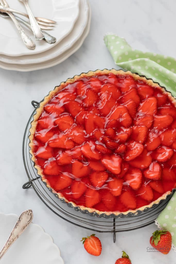 Erdbeer-Vanille-Tarte