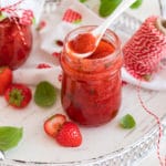 Erdbeer- Konfitüre mit Basilikum