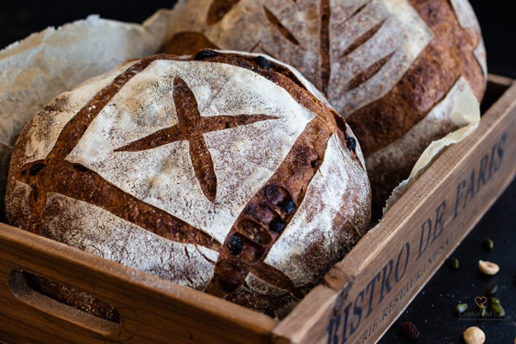 Tourte de meule französisches Landbrot mit Sauerteig