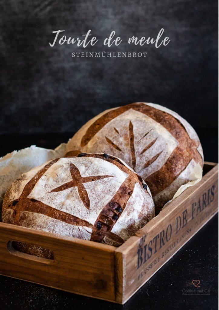 Tourte de meule französisches Landbrot mit Sauerteig