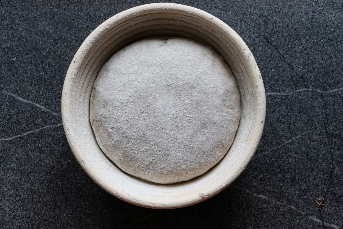 Roggenmischbrot vor der Stückgare