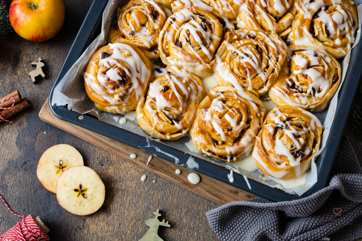 Bratapfel Zimt-schnecken