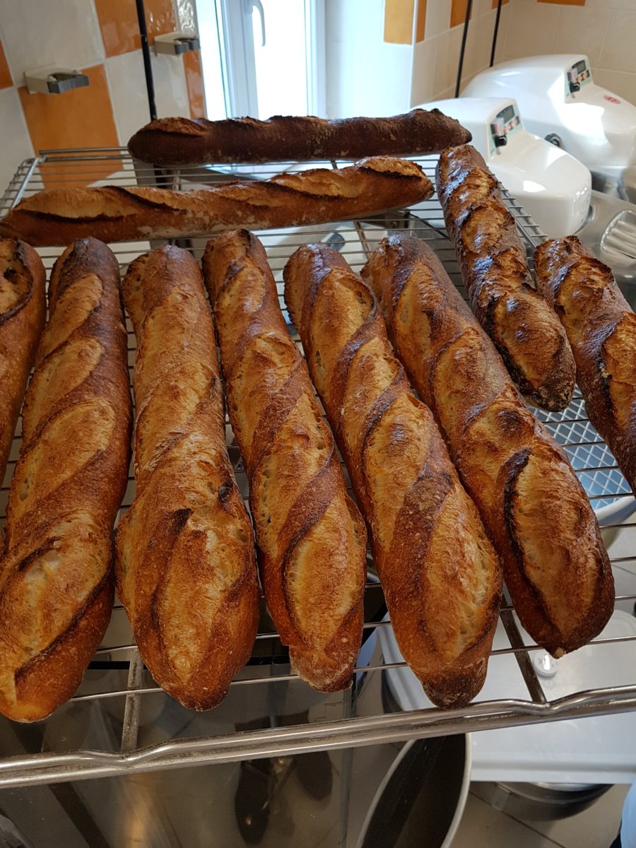 Traditionelle französisches Baguette