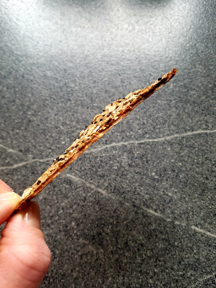 Vollkorn Knäckebrot mit Sauerteig oder Lievito Madre