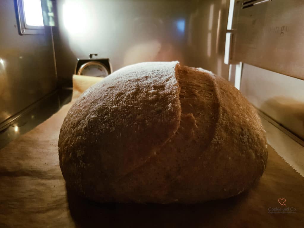 Vollkornbrot mit Vollkorn Manitoba Mehl und langer Teigführung.