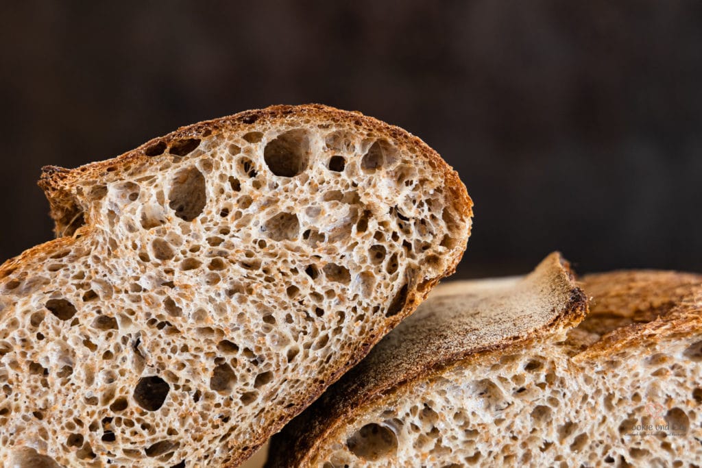 Vollkornkruste- Pane integrale. Ein locker leichtes Vollkornbrot mit Vollkorn Manitoba Mehl und langer Teigführung.