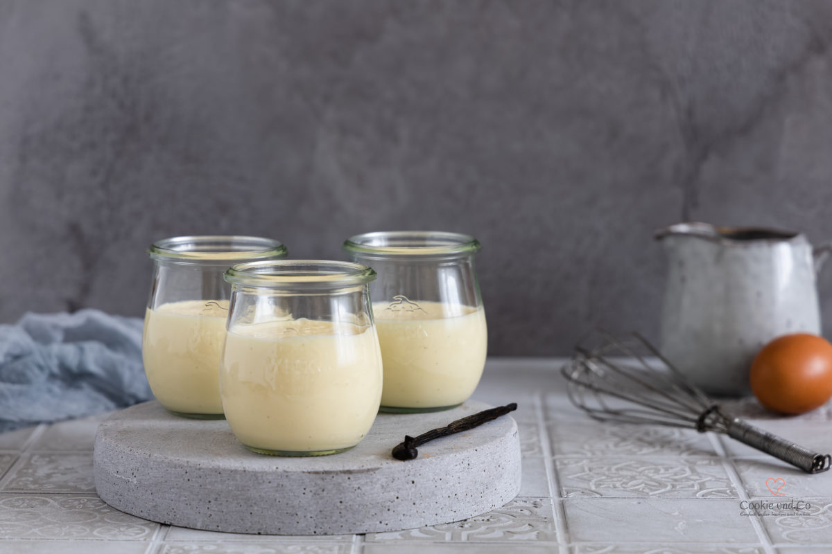 Eierlikör Dessert mit weißer Schokolade  Eierlikör Mousse mit echter Vanille