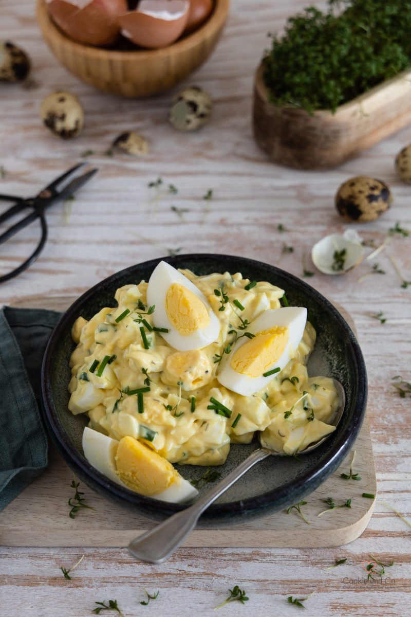 schneller Eiersalat mit Schnittlauch