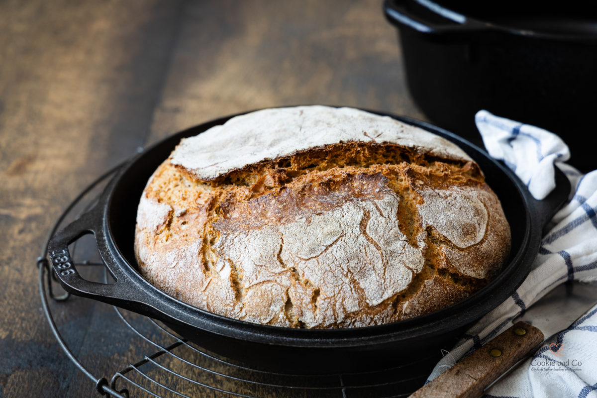 Mischbrot mit Sauerteigresten oder Anstellgut