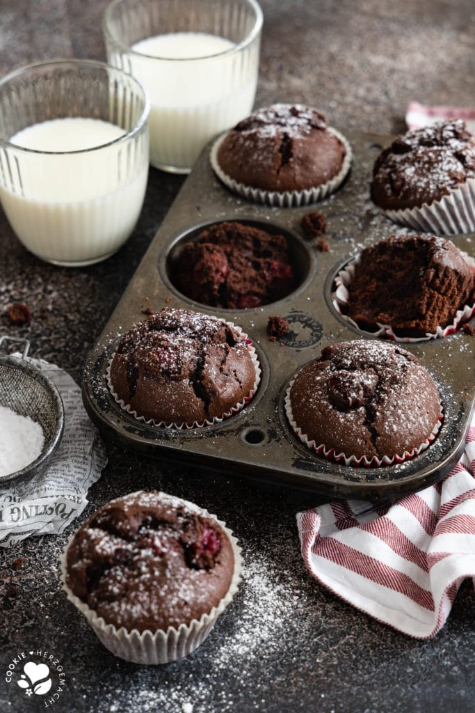 Schoko-Kirsch-Muffins